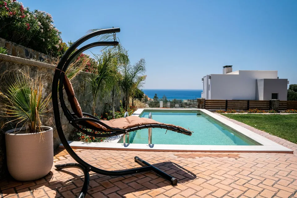 Aelia Pool with Sea View
