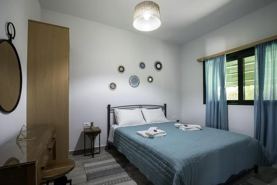 Aitheria Garden-View Double Bedroom