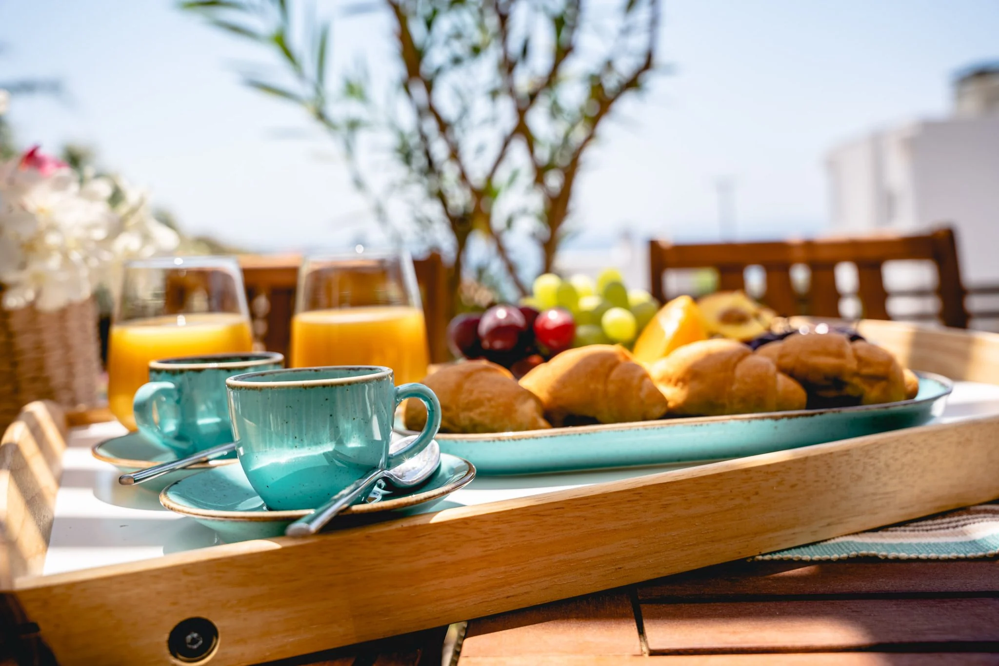 Local produce at Villa Amalthia