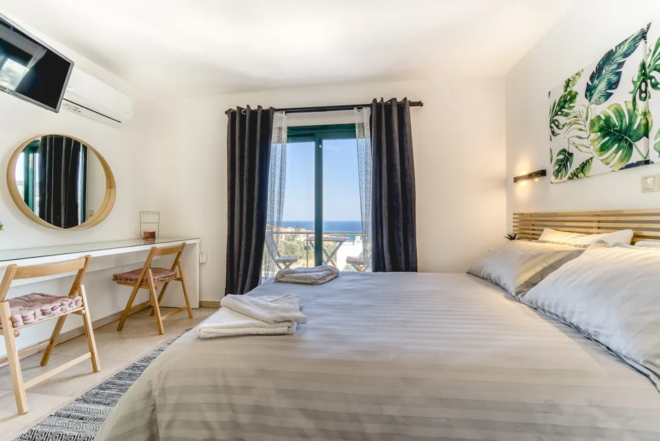 Amalthia Sea-View Double Bedroom