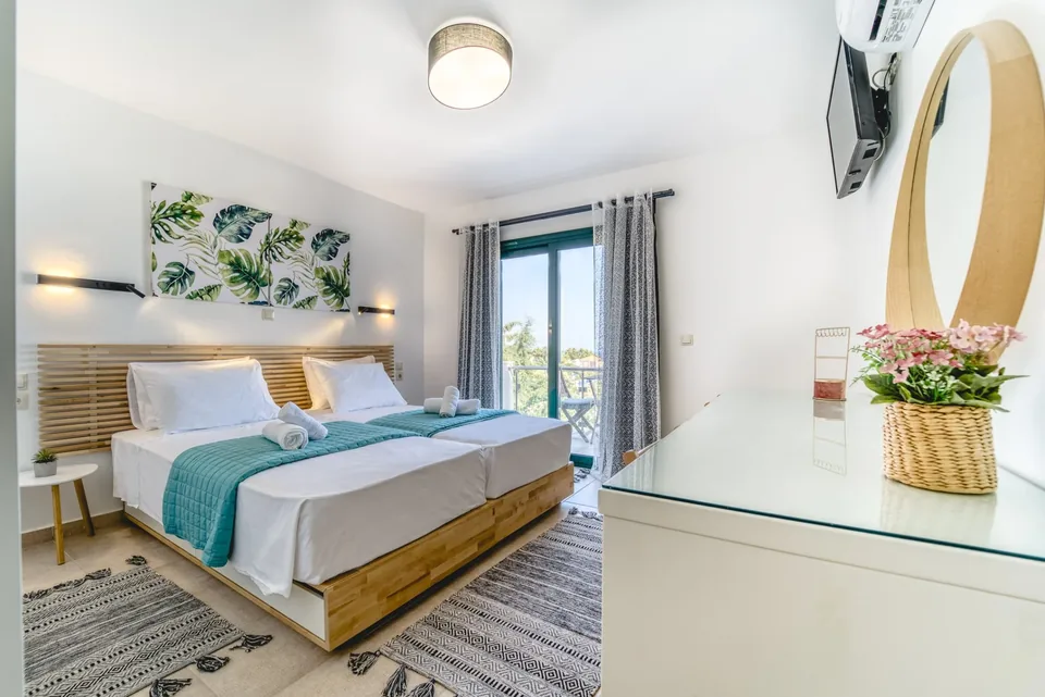 Amalthia Turquoise Double Bedroom