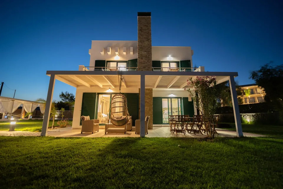 Amalthia Villa at Night